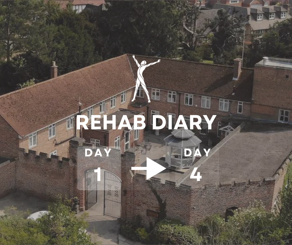 Rehab Diary Blog day 1 to day 4